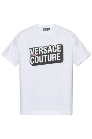 Branco T-shirt with logo Versace - Vitkac Brazil